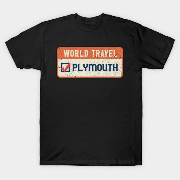 Plymouth world travel T-Shirt by SerenityByAlex